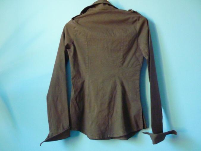 Chemise Oxxyzen Femme XS 34 TBE kakie