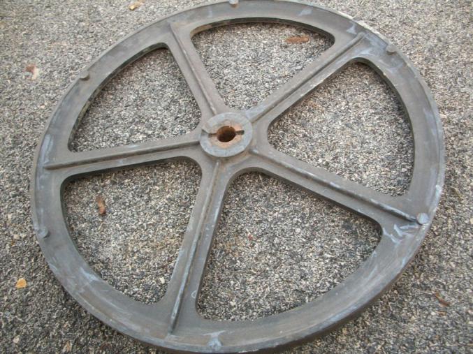 Poulie plastique pour courroie plate