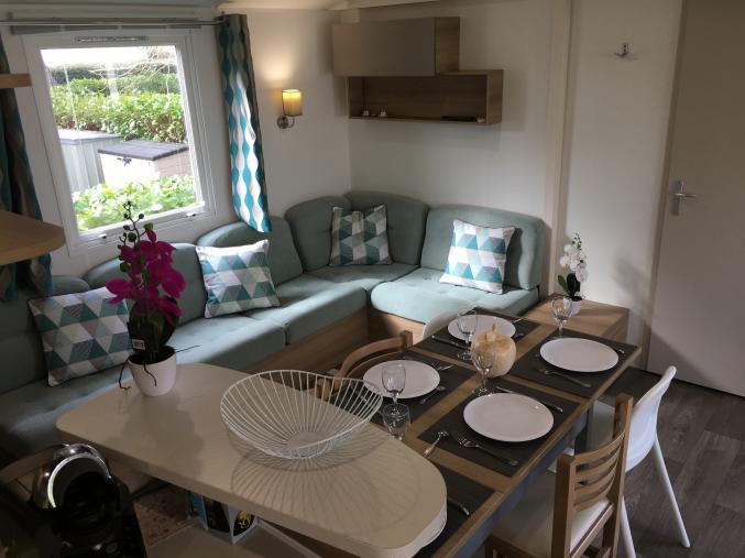 Location mobil home sur le camping SIBLU  "LA RESERVE"