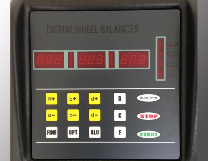 Equilibreuse de roues semi automatique de 10" a 24" 