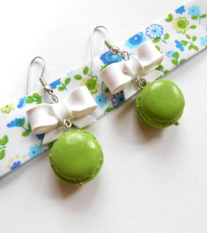 Boucles d’oreilles "Macaron"