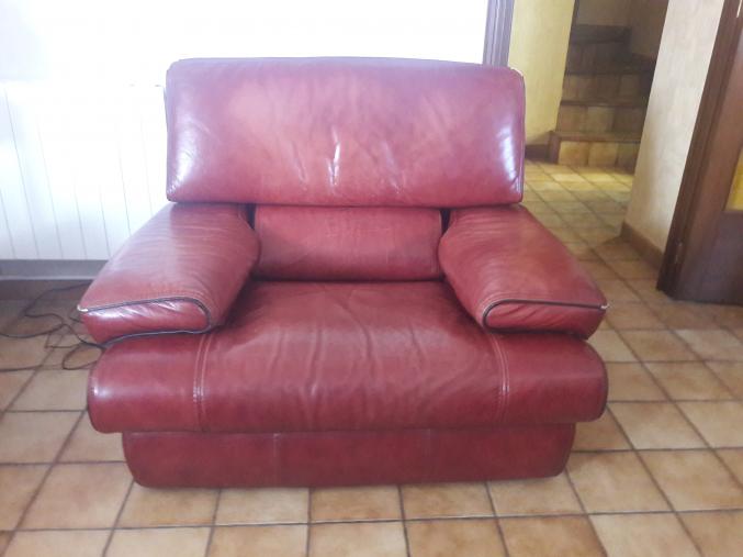 Canapé cuir