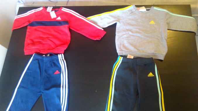 Lot de survetements et basket adidas