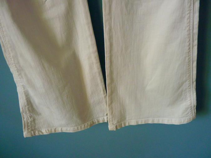 Jean CKS Fille 8 ans pantalon blanc TBE