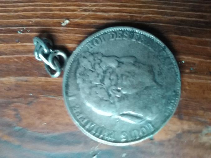 Piece 5 franc argent louis phillie