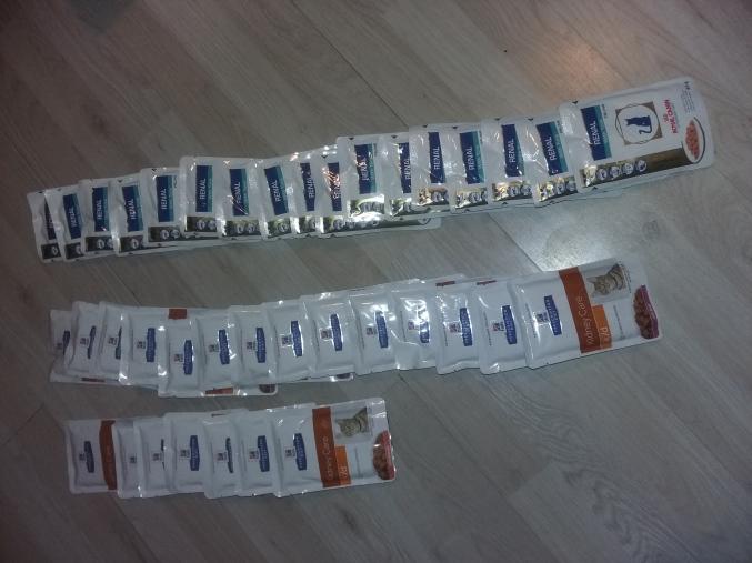 Nourriture K/D chat + Hills renal