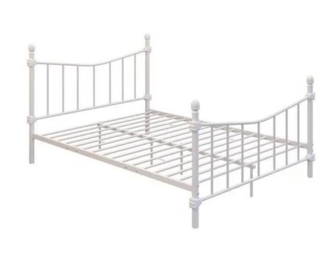 Lit blanc en fer
