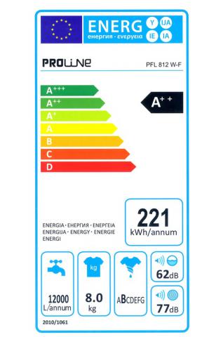 Lave linge /Machine à laver Proline A++