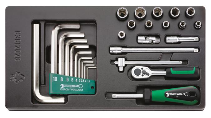 Collection Douilles + Clé à Cliquet ¼"