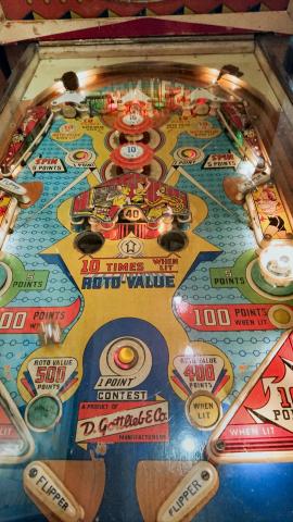 FLIPPER GOTTLIEB 1958 ETAT DE MARCHE 900€