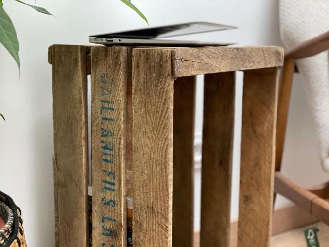 Caisse à pomme ancienne en bois brut- en lot ou à l'unité - déco vintage prix dégressif