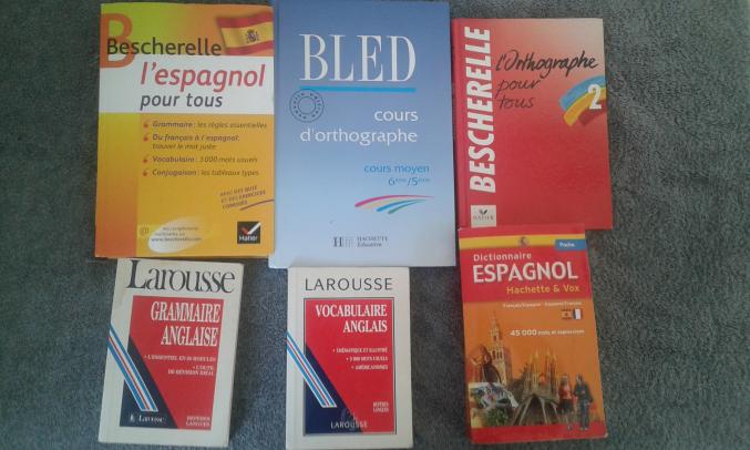 6 LIVRES SCOLAIRES COLLEGE (6ème à 3ème) – 5 euros 