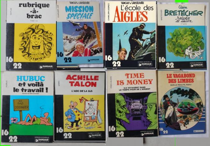 BD collection Dargaud 16/22 