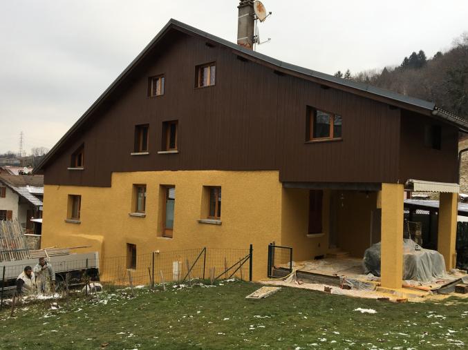 Peintre peinture toiture façade crepi