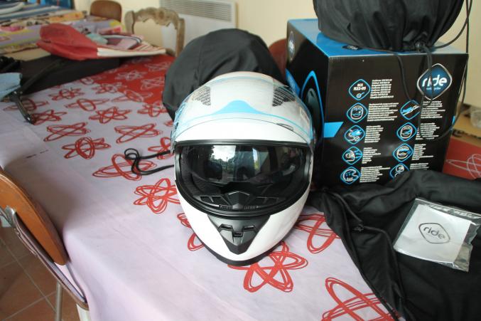 3 Casques Intégraux Ride double visière