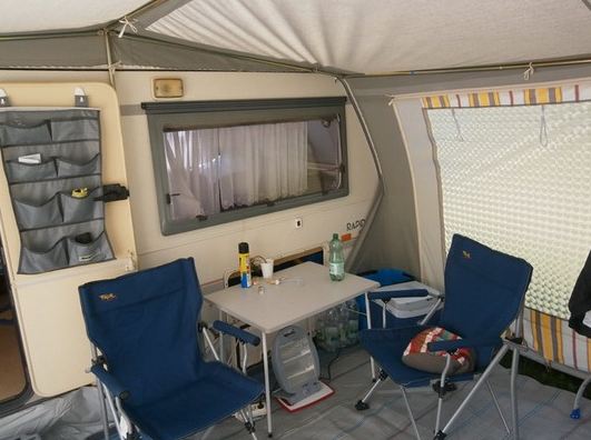 Caravane avec mover, construite en 1994