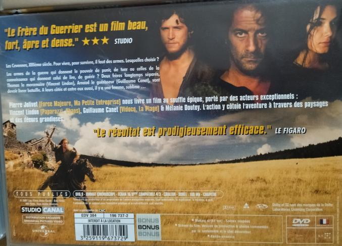3 DVD Le frère-du Guerrier.ma femme est actrice S1mone