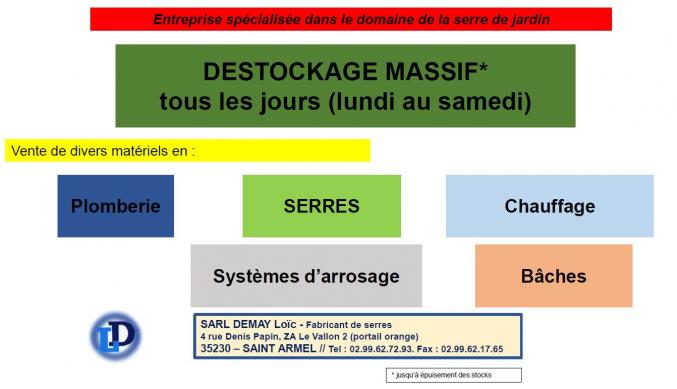 PLOMBERIE CHAUFFAGE SERRE JARDIN
