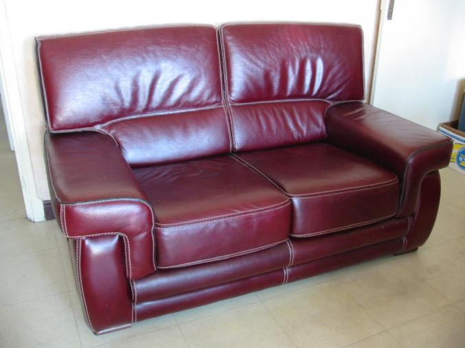 Canapé cuir