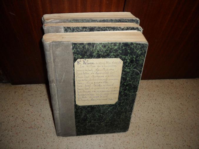 Livres 3 volumes anciens