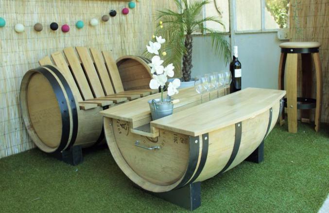 Mobilier Design Barriques de Vin