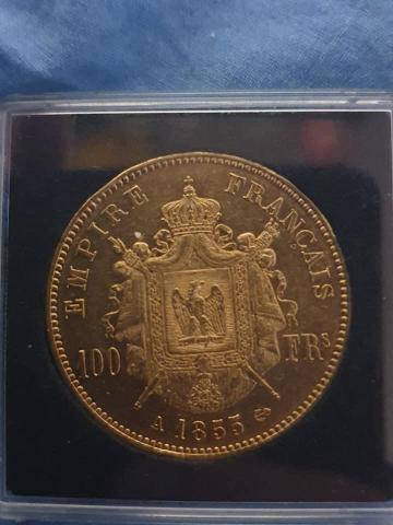100 frs Napoleon Or 22k 