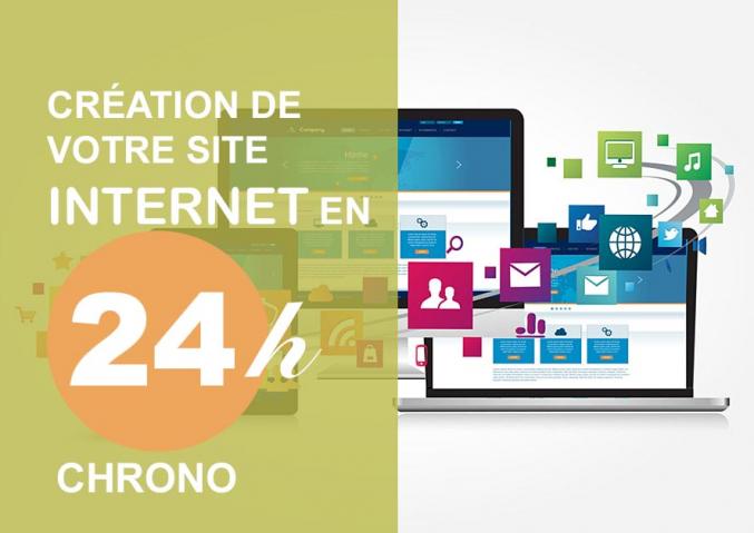 Création site internet vitrine 24h & e-commerce en 72h