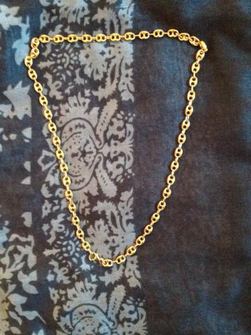 Collier en or grain de cafe 23,90g de 52cm