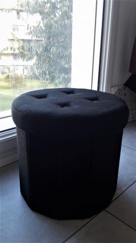 Pouf de rangement pliable Neuf 