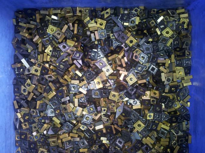 Acha Plaquettes carbure tungsten usagees