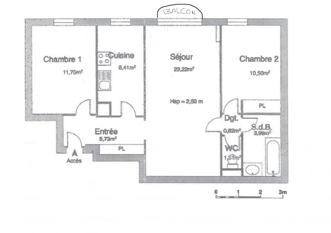 Location T3 golfe de Rosny sous bois