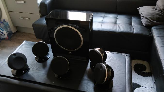 Pack Focal 5.1 Dôme flax & Sub air noir