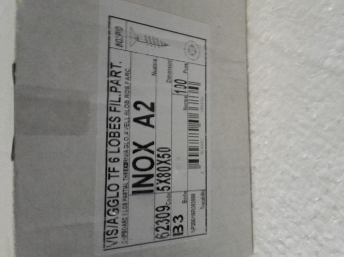 Vix inox à filetage partiel