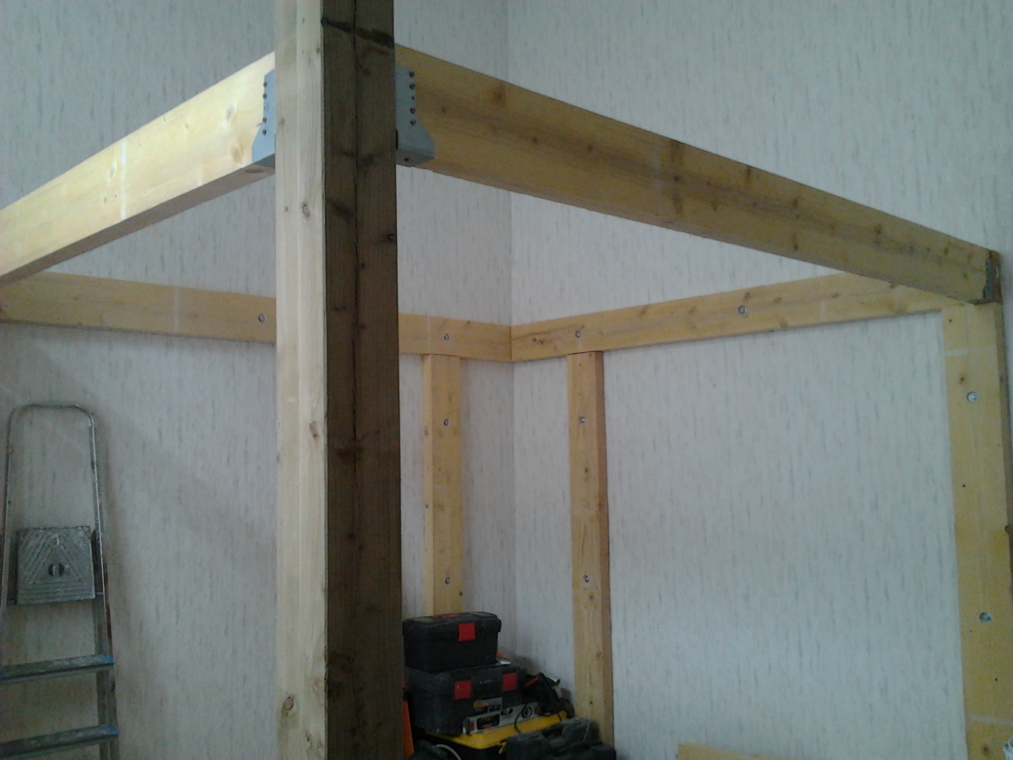 Réalisation sur mesure mezzanine en bois