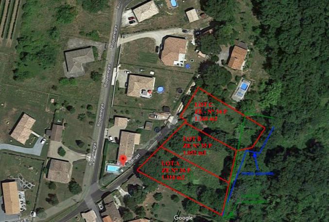 Terrain constructible à Rauzan