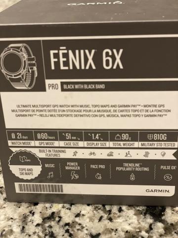 Montre Garmin Fenix 6X Pro