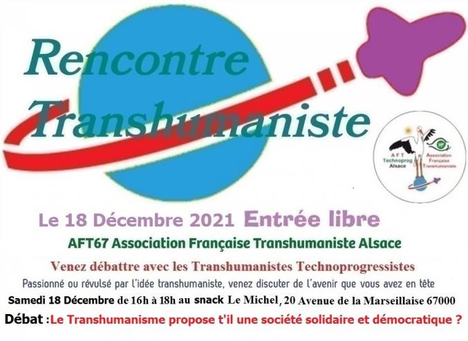 Débat : Transhumanisme; solidarité et démocratie est ce possible ? 