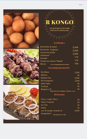 Traiteur  spécialité 100% congolais