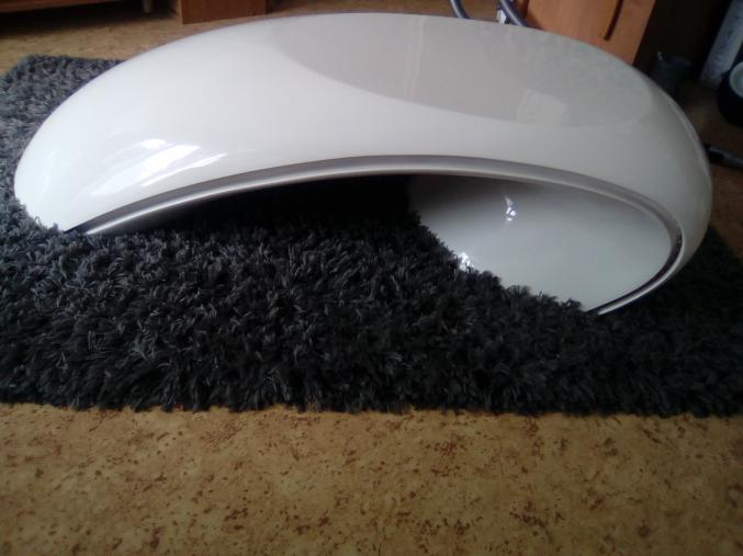 Table basse laqué blanc