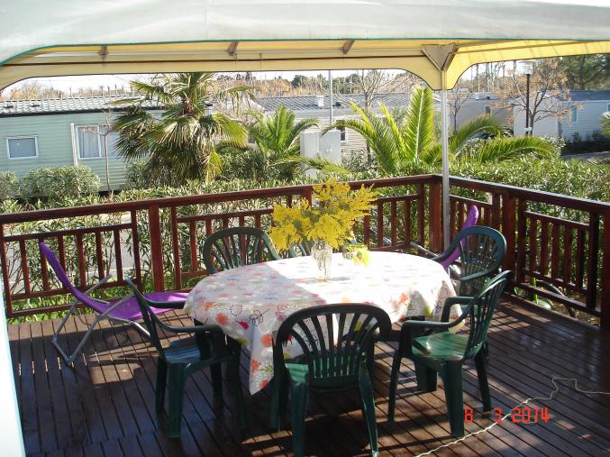 Loue mobilhome 3 chbres 2 SDB 2 WC Valras Sables du Midi