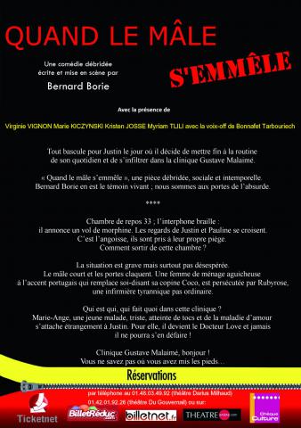 Pièce de théâtre Quand le mâle s'emmêle