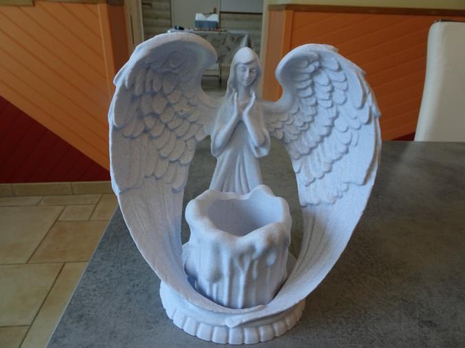 Figurine ange bougeoir