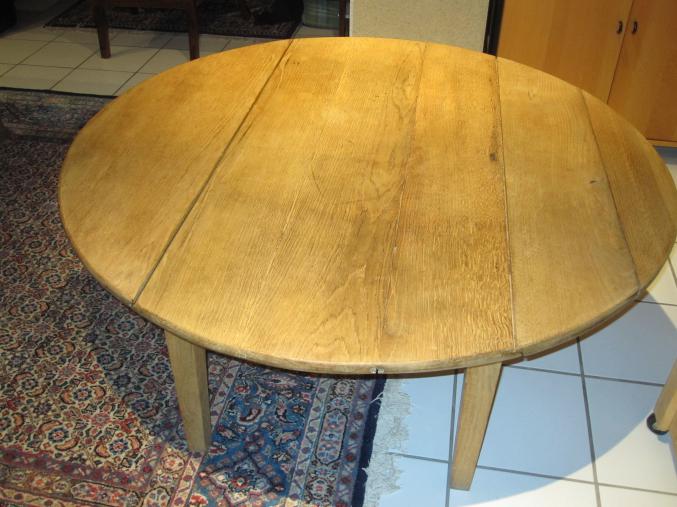 Table basse ronde rustique
