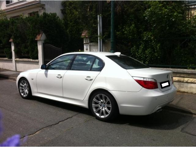 Bmw  525DA 79 000 km blanche Superbe occasion 