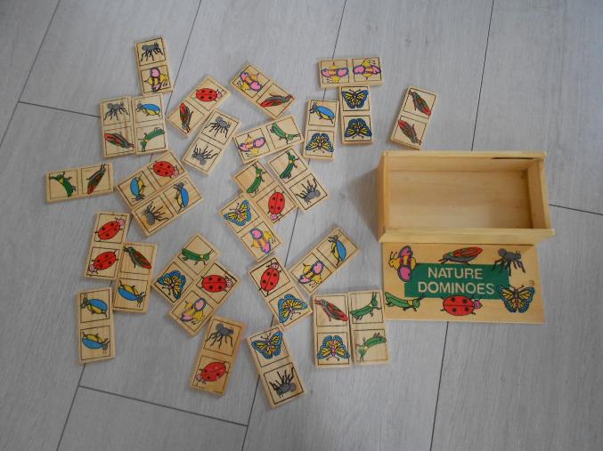 Domino et mini puzzles en bois 