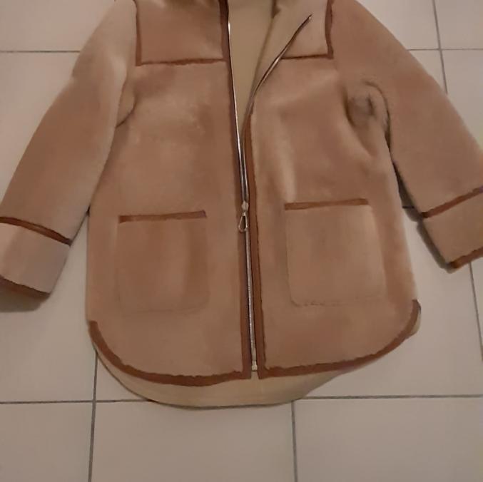 Manteau 3/4  agneau  toscane  mixte  neuf