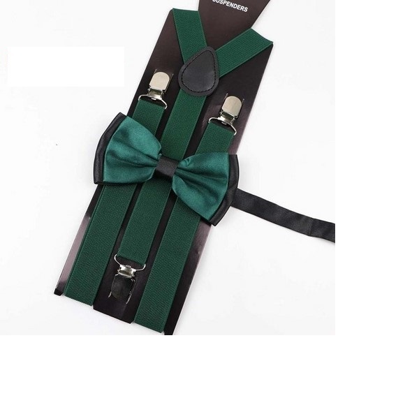 Nœud papillon plus bretelle assorti  100% neuf