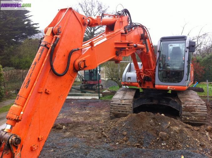 Pelle sur chaines Fiat Kobelco E165