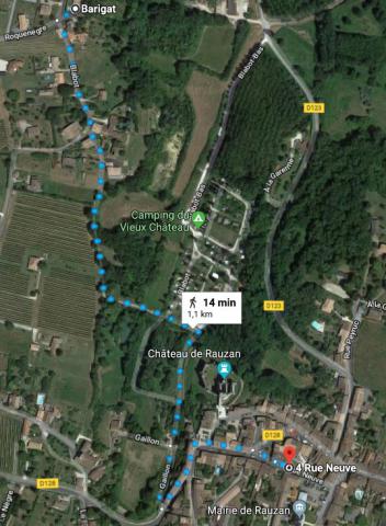 Terrain constructible à Rauzan