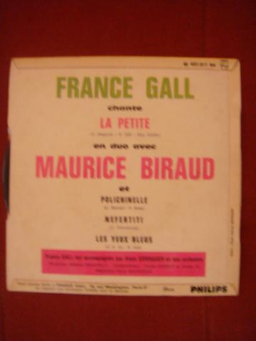 Disque vinyl 45 tours 4 titres "La petite" de France GALL et M.BIRAUDl
